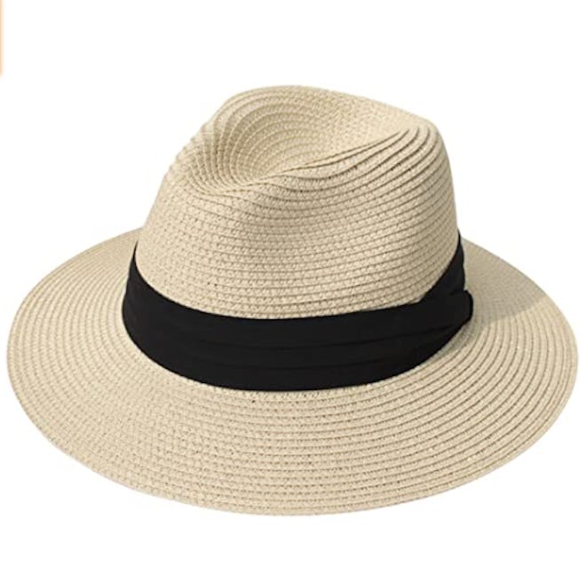 Lanzom Brim Straw Hat