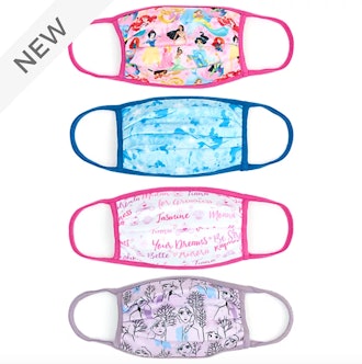 Disney Store Disney Princess Cloth Face Coverings, Pack of 4