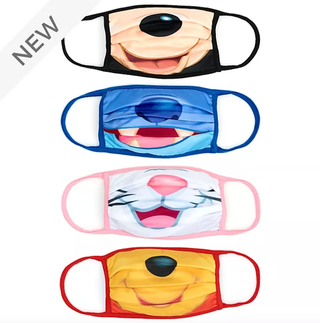 Disney Store Classic Disney Cloth Face Coverings, Pack of 4