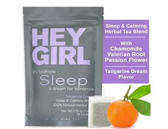  Hey Girl It's Bedtime Sleep & Dream For Tomorrow Natural Herbal Tea (18 Tea Bags) 