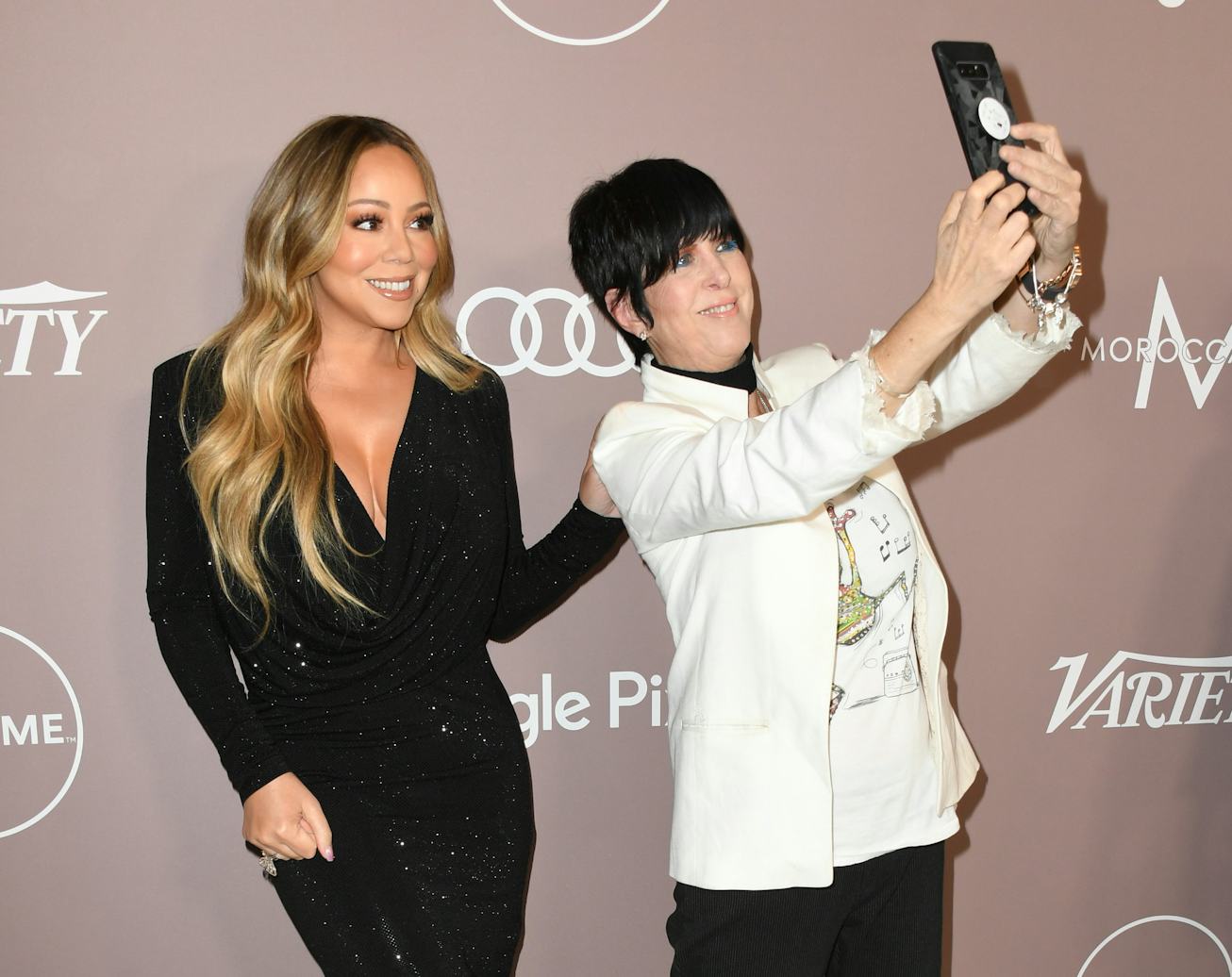 Mariah Carey and Diane Warren attend Variety's 2019 Power Of Women: Los Angeles Presented By Lifetim...