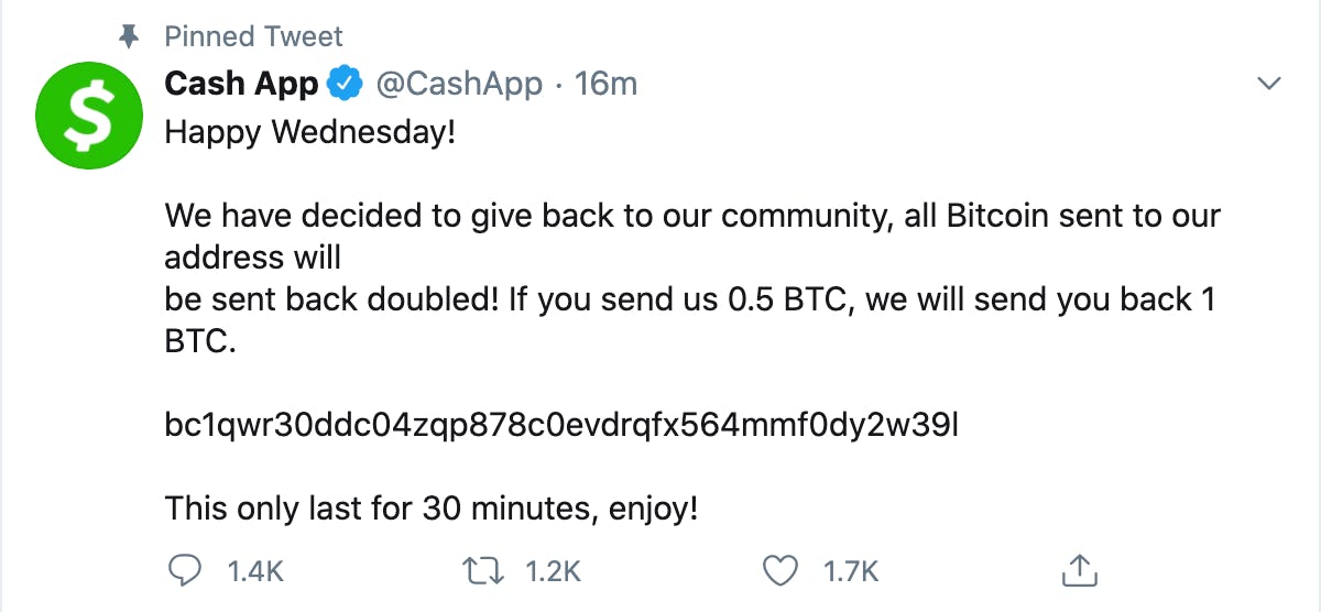 Twitter CashApp Hack