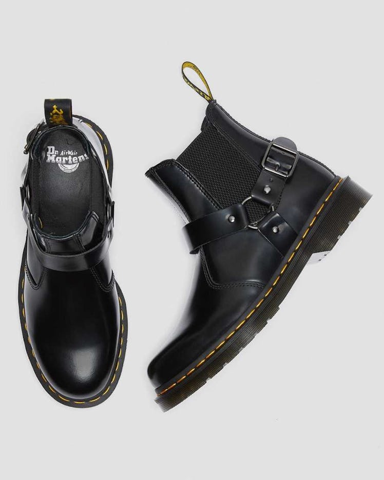 Dr. Martens Wincox Smooth Leather Buckle Boots
