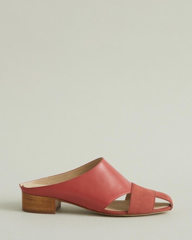 Wren Leather Slide Sandal