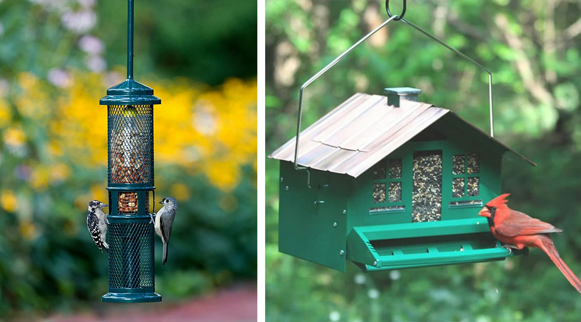 squirrel proof bird feeder station