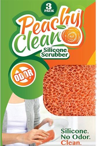 Peachy Clean Silicone Scrubbers (3-Pack)