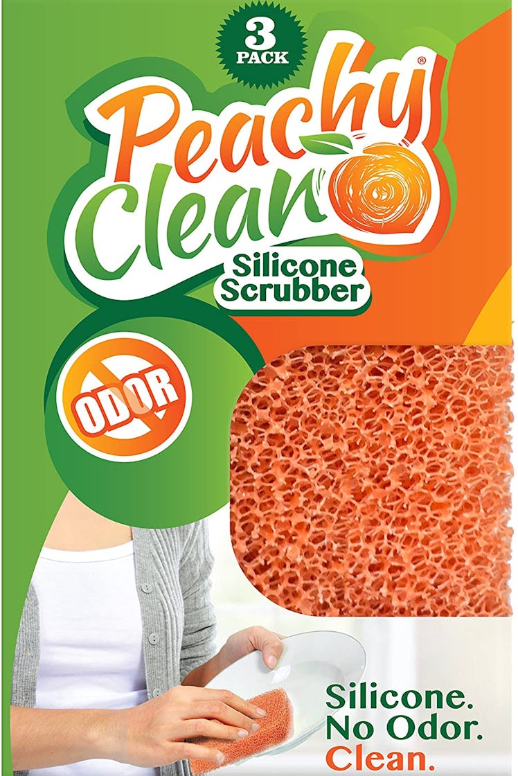 Peachy Clean Silicone Scrubbers (3-Pack)