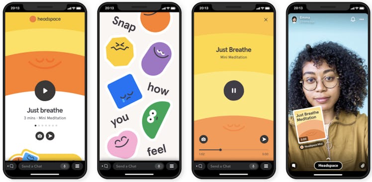 Here's how to use Snapchat's in-app meditation with Headspace for some soothing relaxation.