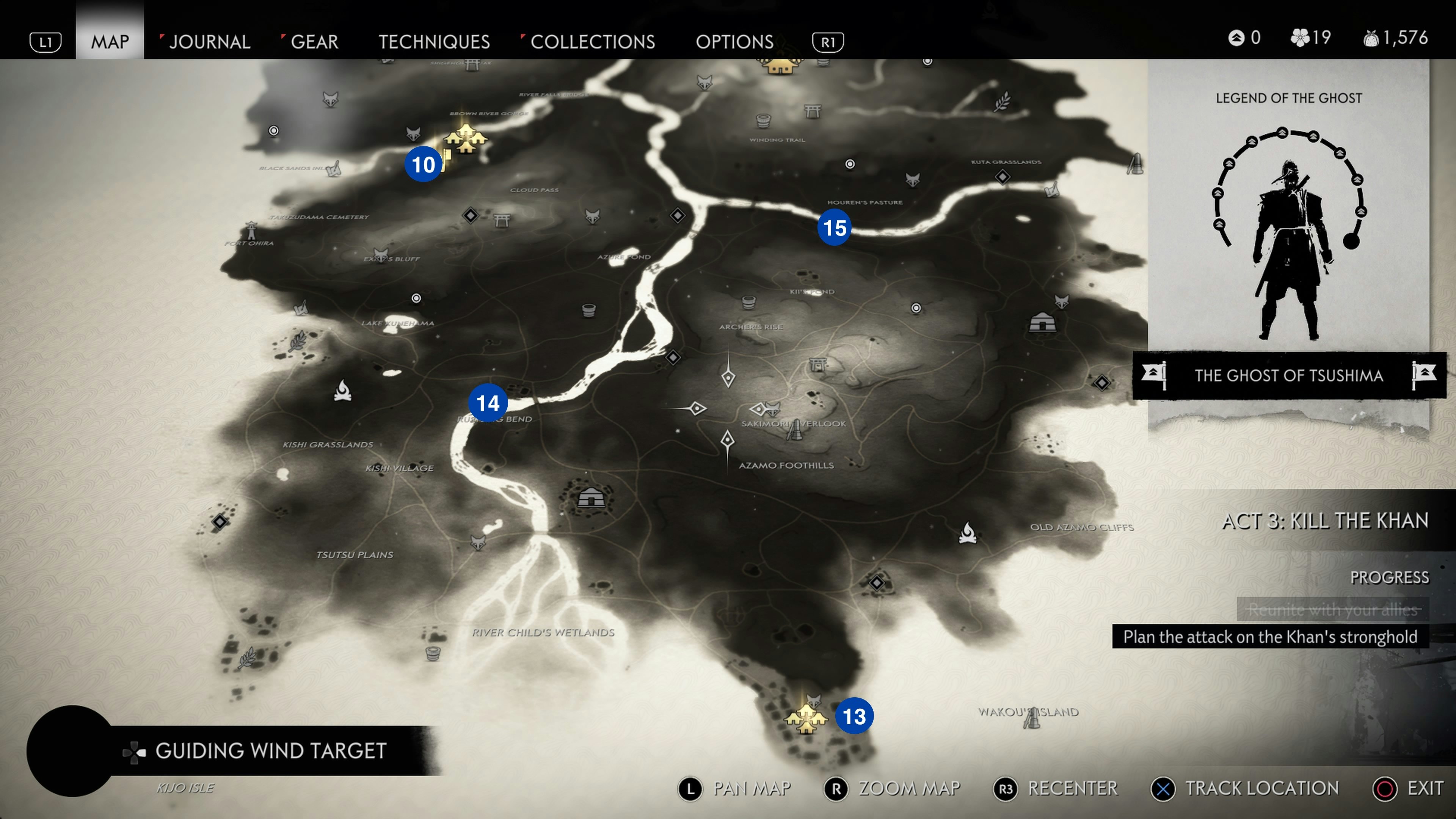 ghost of tsushima all bamboo strikes map
