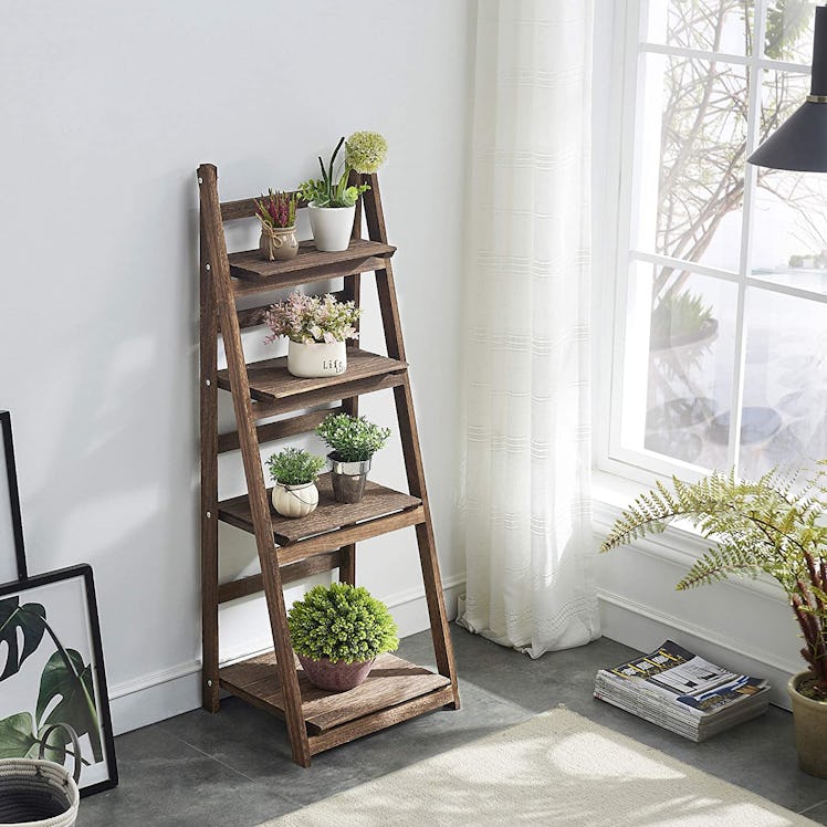 Rose Home Fashions Foldable Ladder Shelf