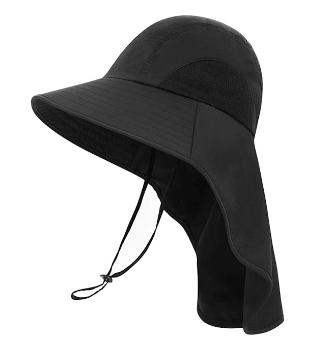 Toppers Foldable Flap Wide Brim Bucket Sun Hat