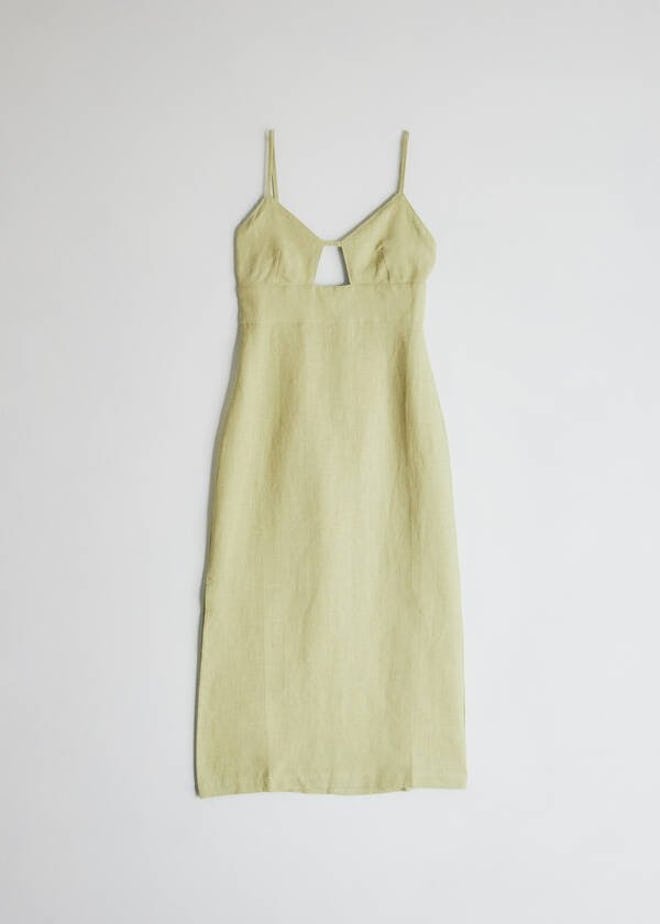 Dalini Dress in Pastel Lime