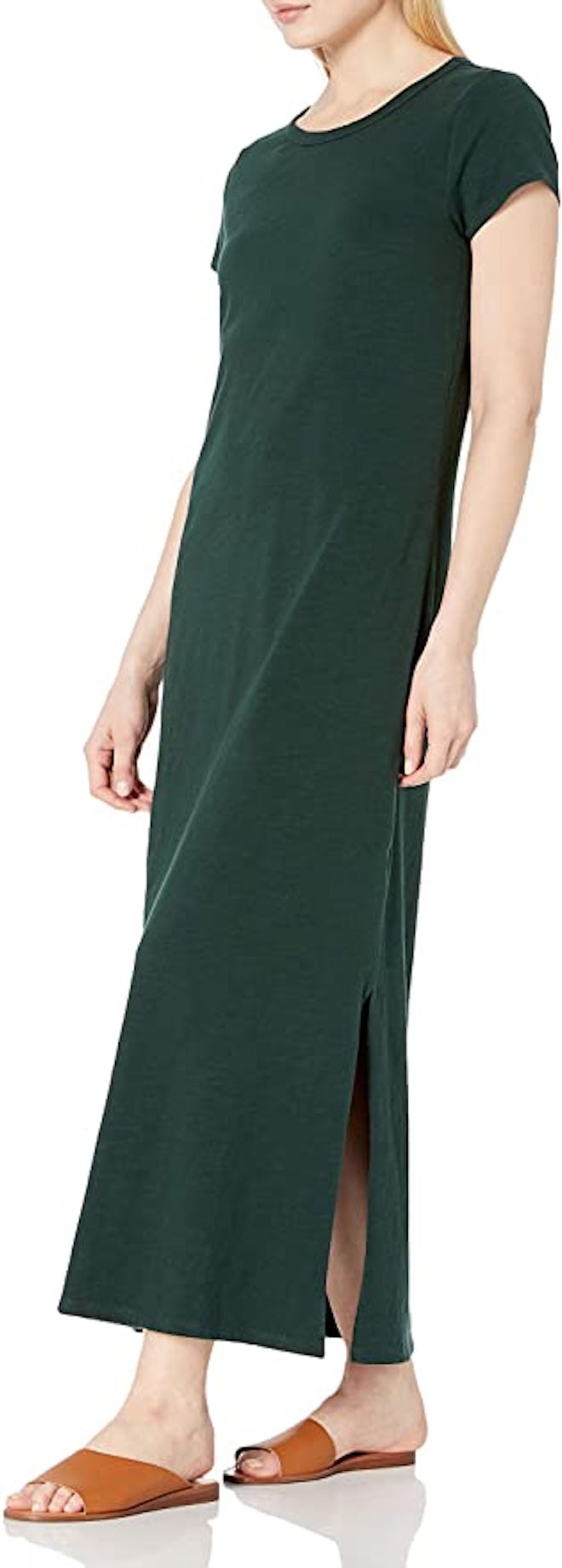 Daily Ritual Lived-in Cotton Crewneck Maxi Dress