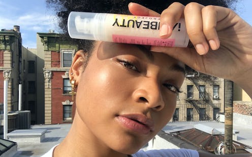 INNBEAUTY PROJECT's new Slushy Serum Moisturizer Crush with model.