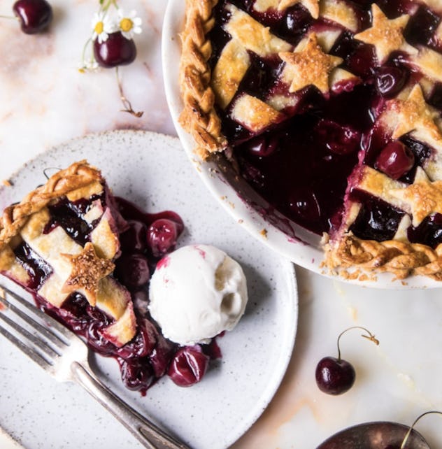 Mulled cherry bomb pie