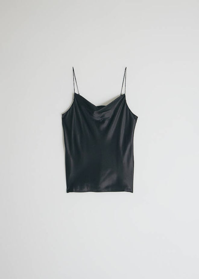 Ingrid Silk Camisole in Black