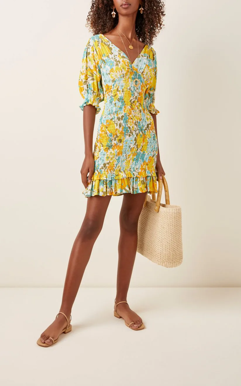 gigi frill mini dress Gigi Feather Mini Dress – Mode & Affaire