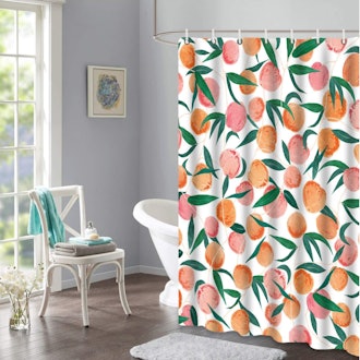 Lifeel Peach Shower Curtain
