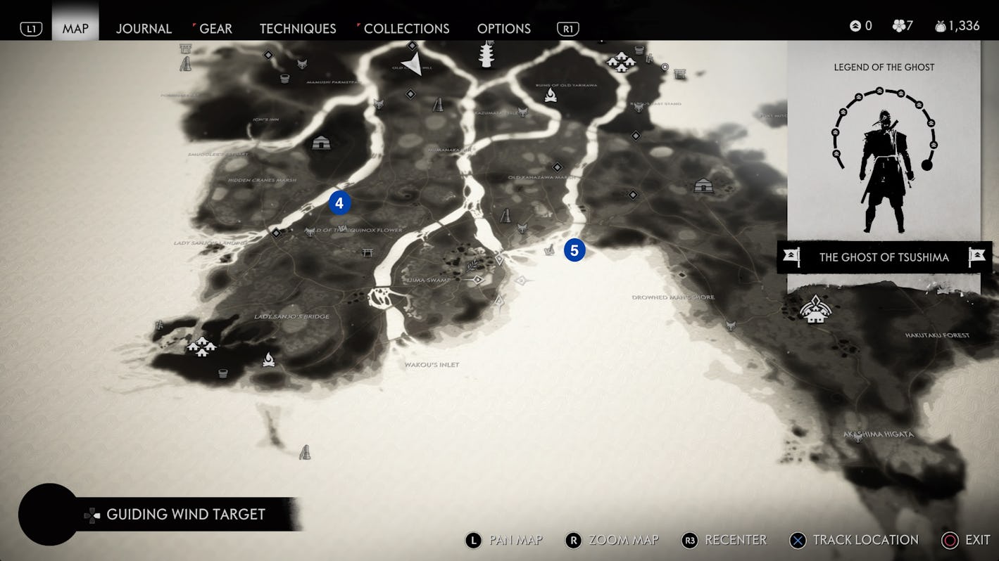 'Ghost of Tsushima' Six Blades of Kojiro location, guide for Kensei Armor