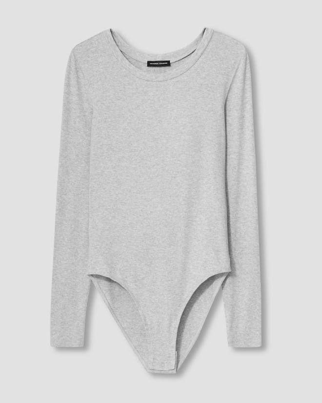 Universal Standard Foundation Long Sleeve Crewneck Bodysuit