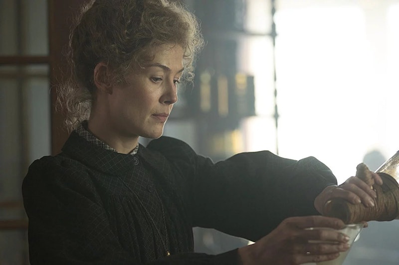 Rosamund Pike as Marie Curie in 'Radioactive'