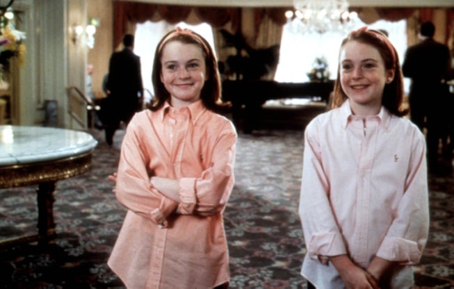 Lindsay Lohan as twins.