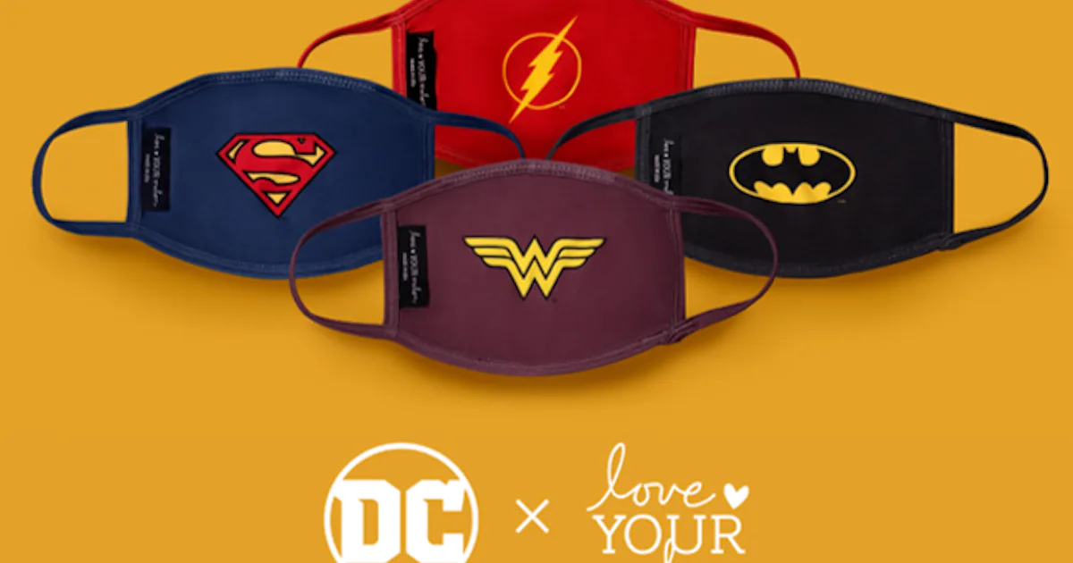 Love Your Melon DC Superhero Face Masks Are The Heroic Vibe We All Need Love Your Melon DC Superhero Face Masks Are The Heroic Vibe We All Need