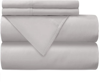 Mellanni 100% Cotton Percale Bed Sheet Set
