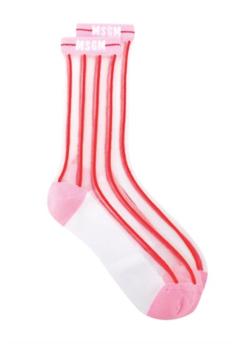 Striped Sheer Socks