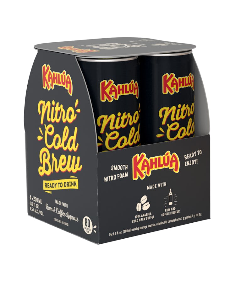 Kahlúa's new Nitro Cold Brew Cans feature rum and 100% Arabica cold brew. 