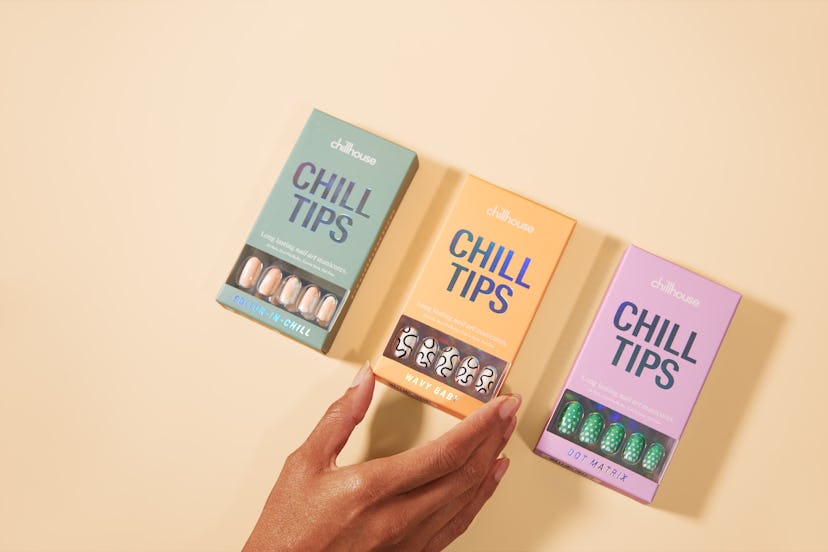 Chillhouse launched new press-on nails that come in three designs.