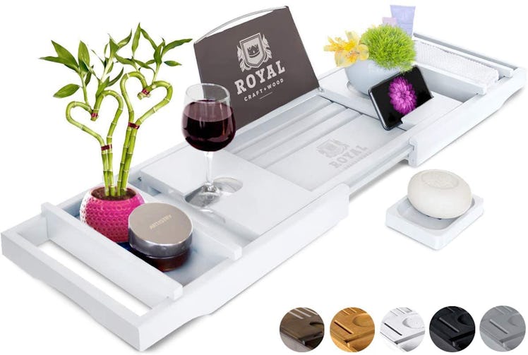 ROYAL CRAFT WOOD Bamboo Bathtub Caddy