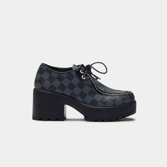 Amii Checkered Chunky Shoe