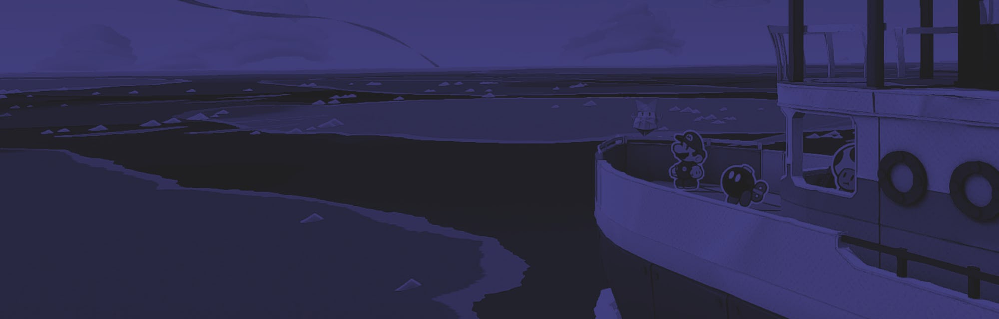 Paper Mario Origami King Great Sea Chart All 11 Island Locations On A Map Origami King Sea Chart