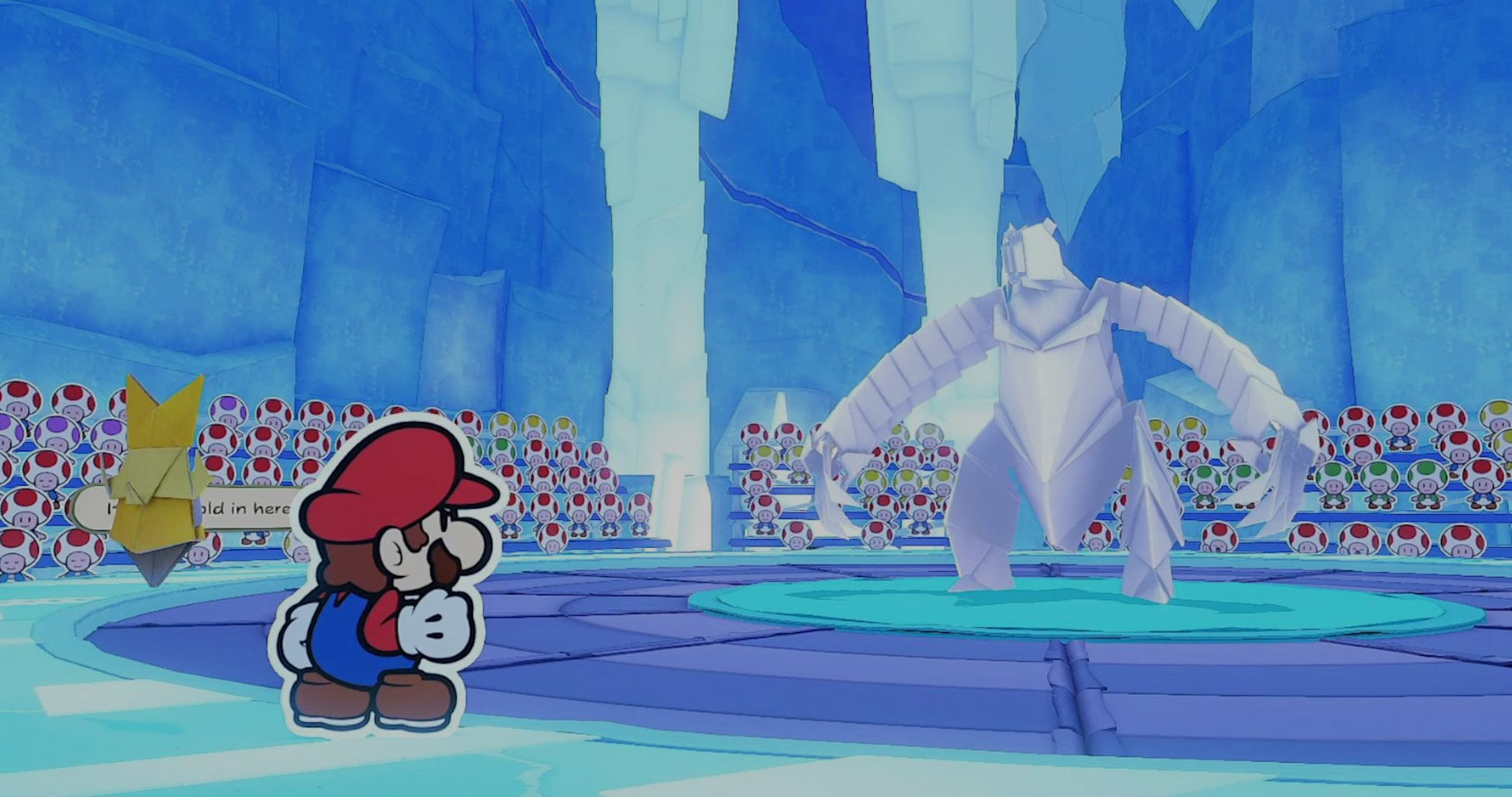 'Paper Mario The Origami King' Ice Vellumental boss battle guide