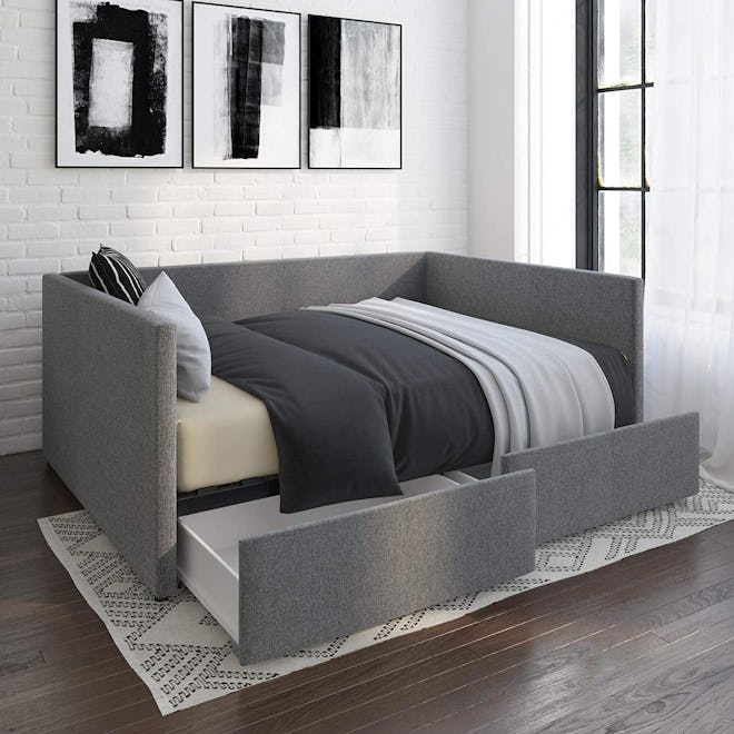 DHP Theo Urban Full Daybed With Storage Drawers