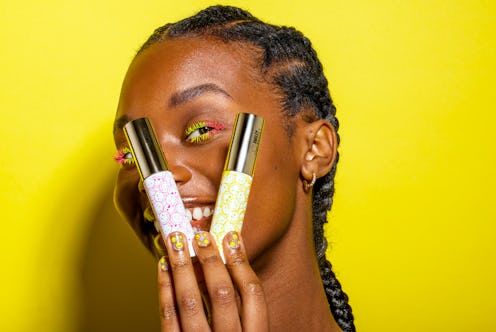 Mascara and nail stickers from the Ciaté London x SmileyWorld collaboration.