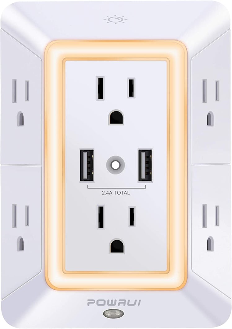 POWRUI Surge Protector & USB Wall Charger