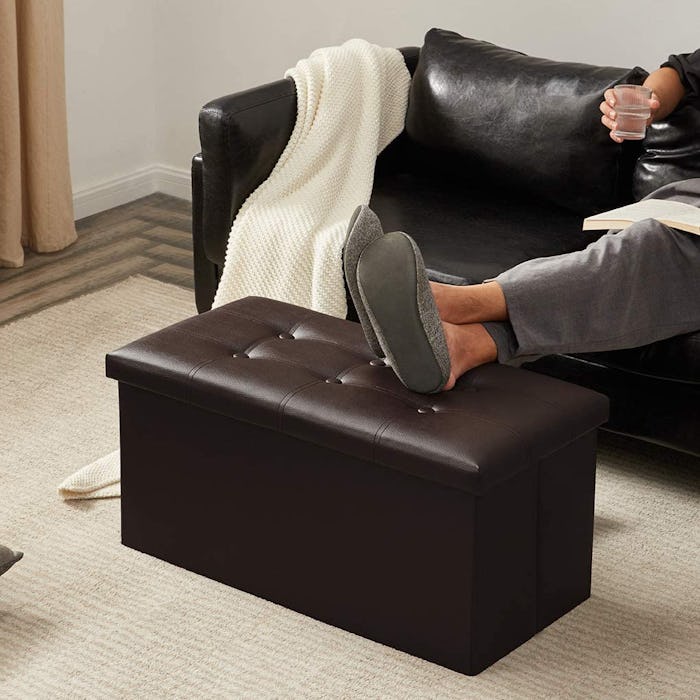 YOUDENOVA Folding Storage Ottoman