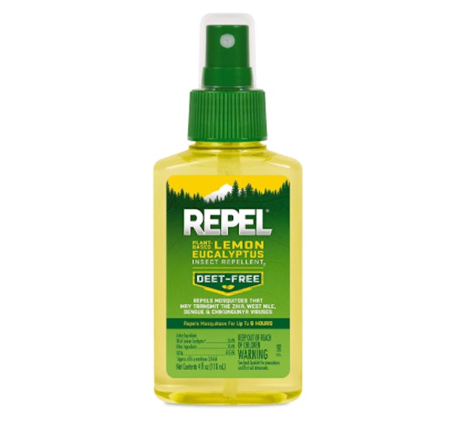 REPEL Plant-Based Lemon Eucalyptus Insect Repellent, Pump Spray, 4-Ounce