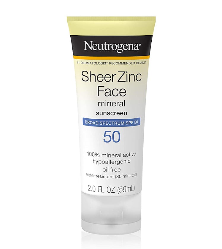 Neutrogena Sheer Zinc Face Mineral Sunscreen SPF 50