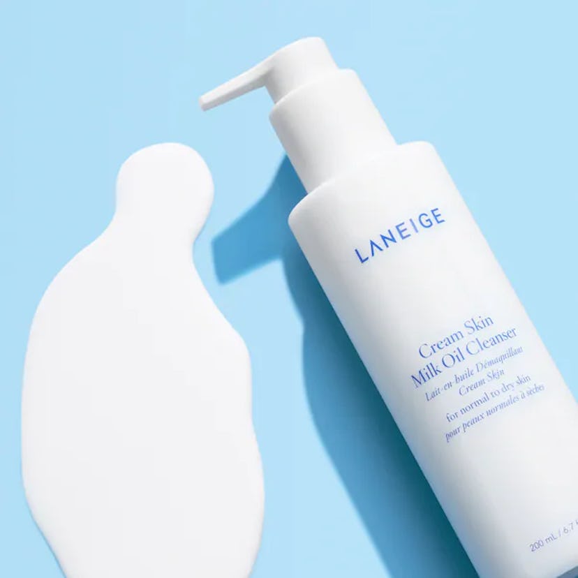Laneige's new Cream Skin Milk Oil Cleanser. 