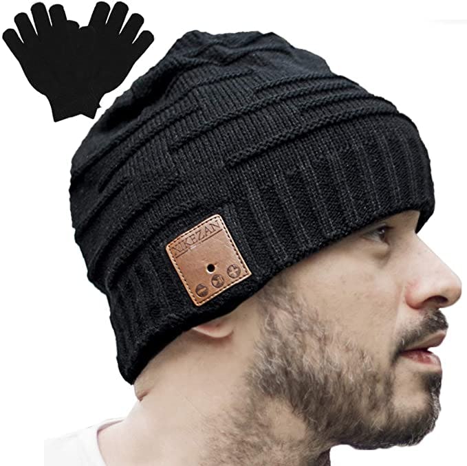 XIKEZAN Unisex Knit Bluetooth Beanie