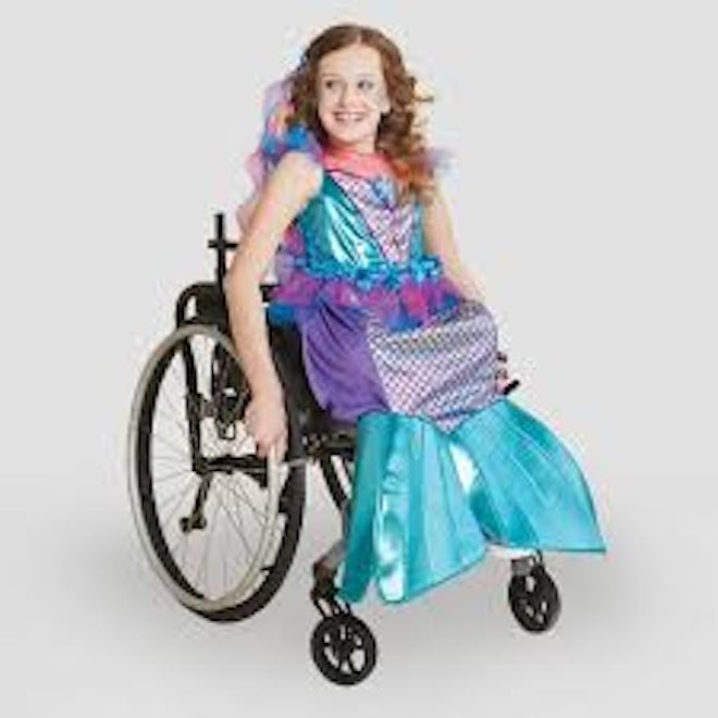 Kids' Adaptive Mermaid Costume Dress With Headpiece
