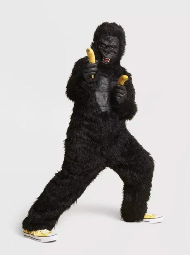 Kids' Deluxe Gorilla Halloween Costume Jumpsuit 