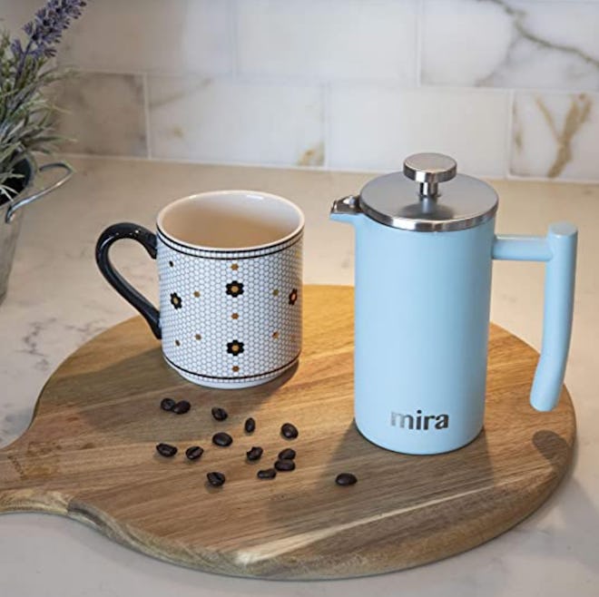 MIRA Stainless Steel French Press (12 Ounces)