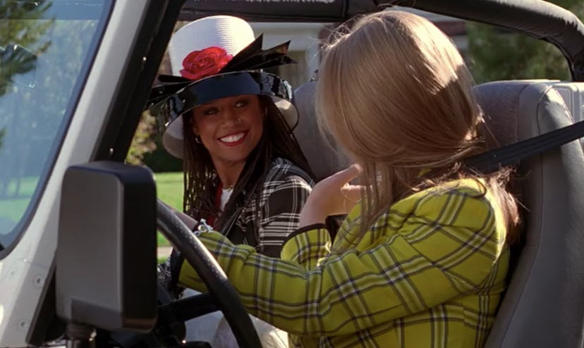 Dionne's flower hat was an iconic beauty moment in the movie Clueless 