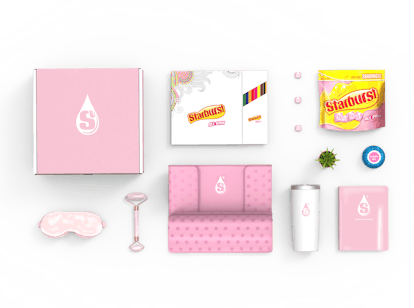 Here's how to get a Starburst All Pink Self-Care Kit to make you feel so pampered.