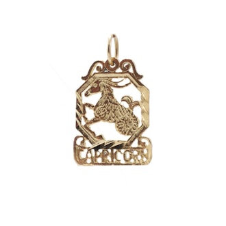 CAPRICORN FLAT FIGURE CHARM