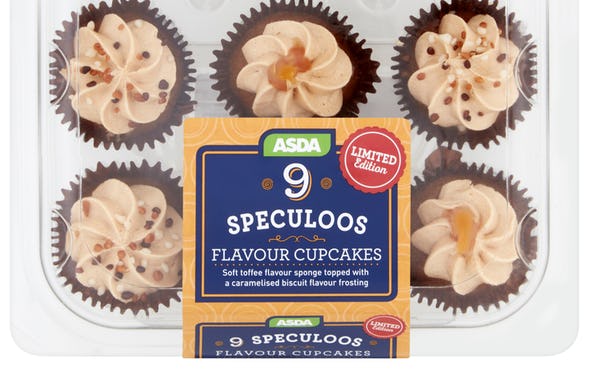 ASDA Is Selling BiscoffFlavoured Cupcakes